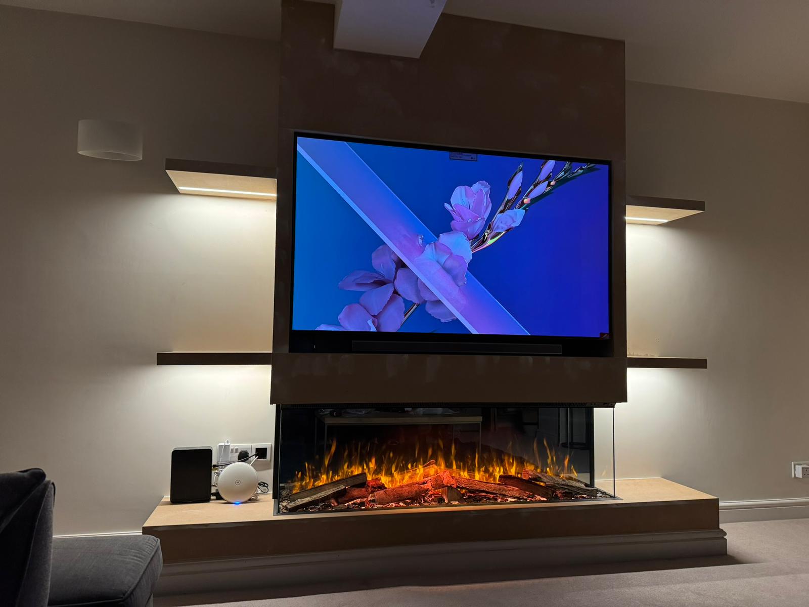 Bespoke media wall, project 5