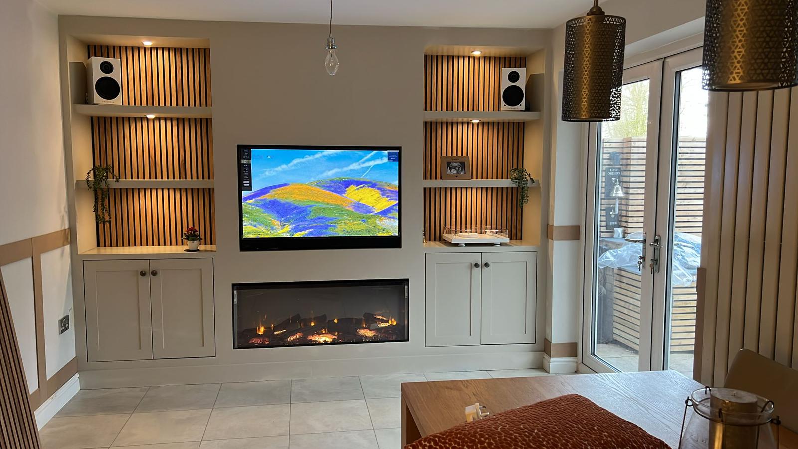 Bespoke media wall, project 3